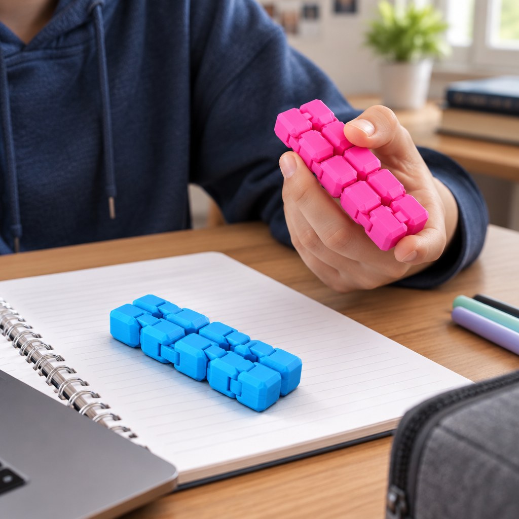 Na mesa de estudos